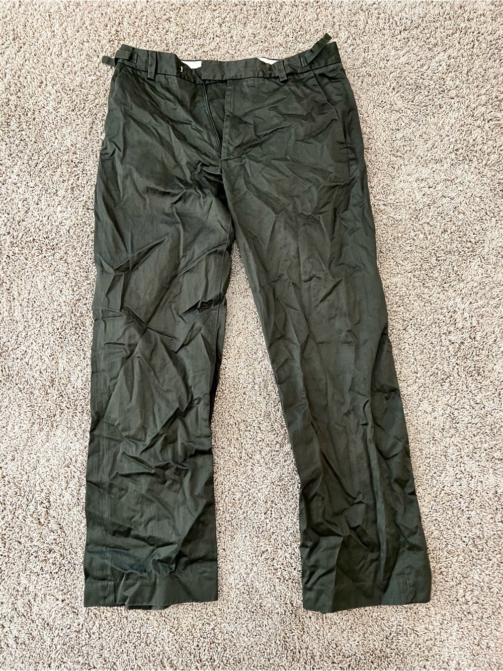 Banana Republic Men's Black Straight-Leg Dress Pants